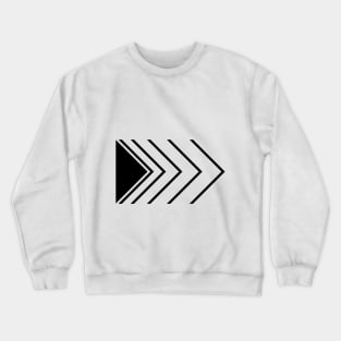 Black and White T-shirt Crewneck Sweatshirt